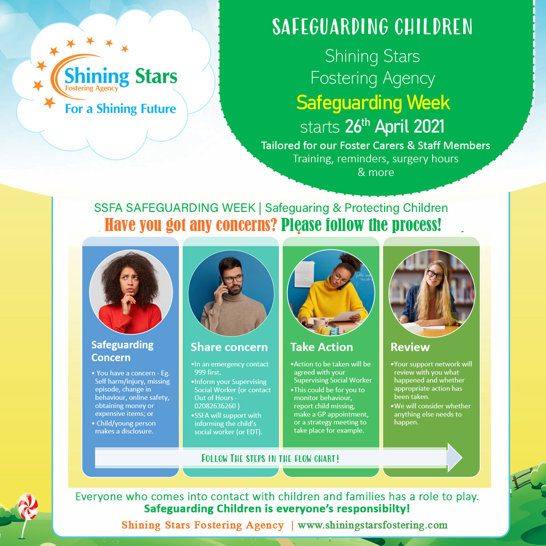 Shining Stars Fostering’s Safeguarding Week starts 26th April 2021 Shining Stars Fostering Agency’s Safeguarding Week starts today, 26th April 2021. Safeguarding children is always our key priority at every step […]